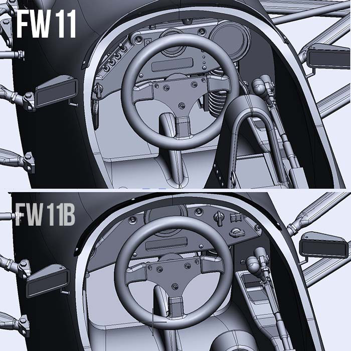 モデルファクトリーヒロ MFH K742 1/12 ウィリアムズ FW11