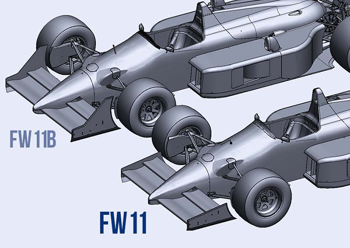 モデルファクトリーヒロ MFH K742 1/12 ウィリアムズ FW11