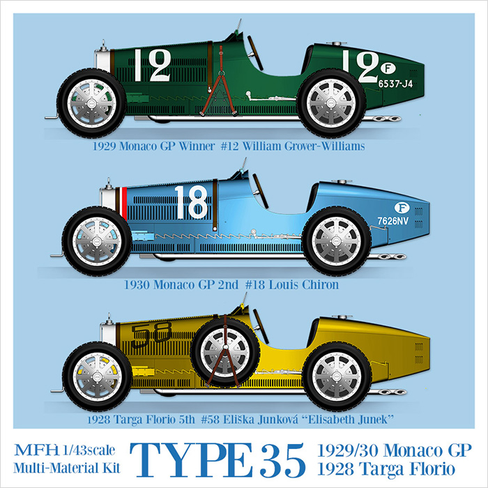 MFH 1/43 ブガッティ TYPE35