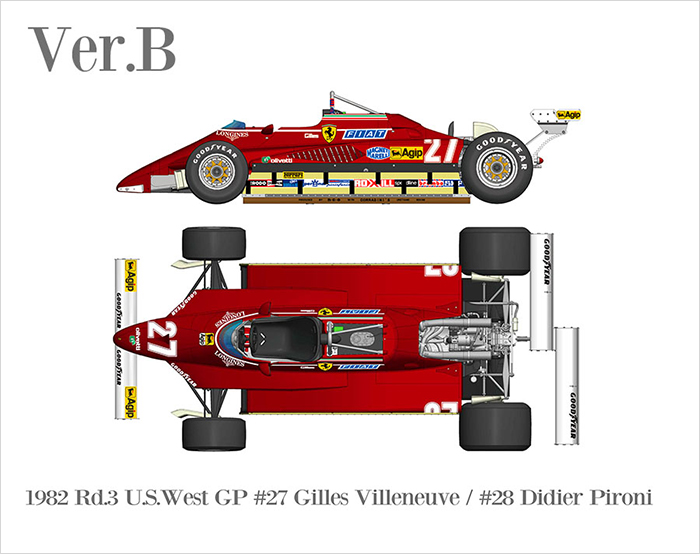 モデルファクトリーヒロ MFH K765 K766 K767 K768 1/43 フェラーリ 126C2