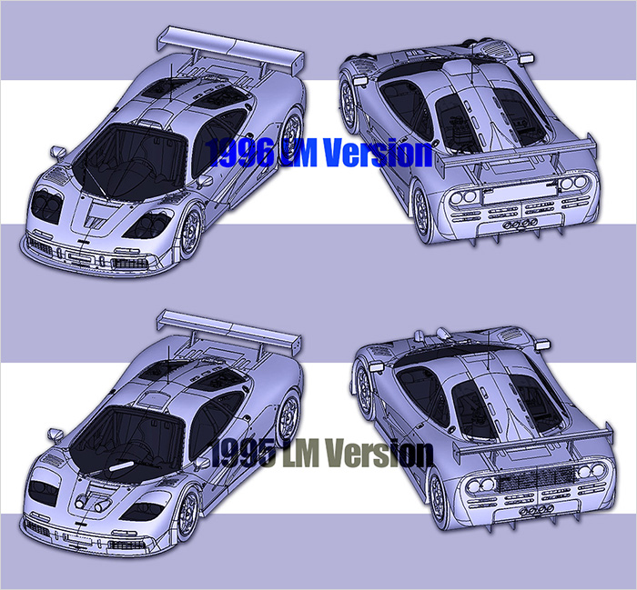 モデルファクトリーヒロ MFH K772 1/12 マクラーレン F1 GTR ['96 LM Team Bigazzi]