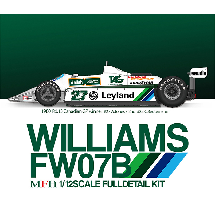 MFH 1/12 ウィリアムズ FW07B モデルファクトリーヒロ | クアトロ