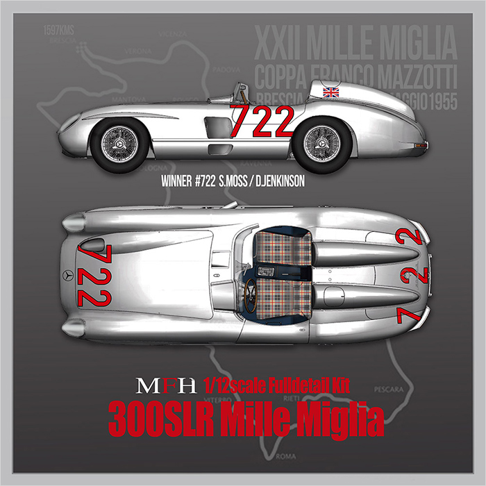 MFH 1/12 メルセデス ベンツ 300SLR Mille Miglia モデルファクトリー 