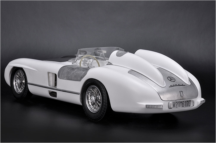 モデルファクトリーヒロ MFH K817 1/12 メルセデス ベンツ 300SLR Mille Miglia #722