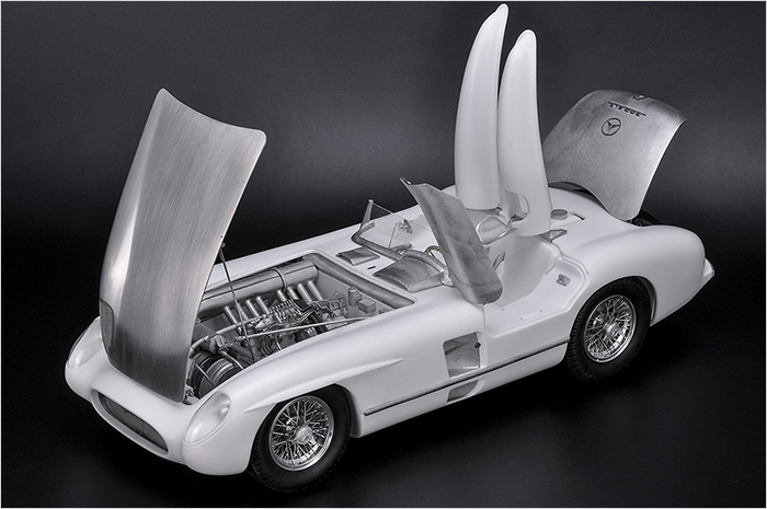 モデルファクトリーヒロ MFH K817 1/12 メルセデス ベンツ 300SLR Mille Miglia #722