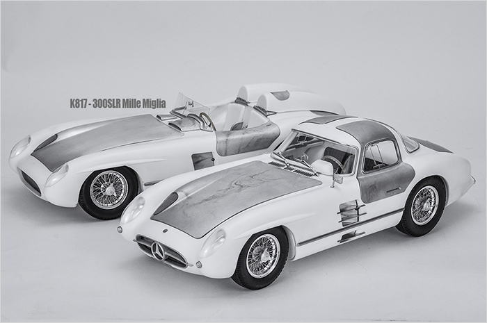 モデルファクトリーヒロ MFH K821 1/12 メルセデス ベンツ 300SLR Coupe