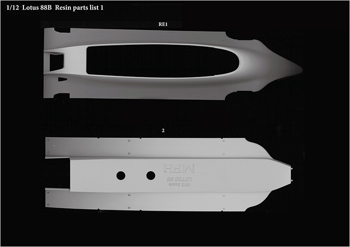 モデルファクトリーヒロ MFH K822 1/12 ロータス タイプ 88B