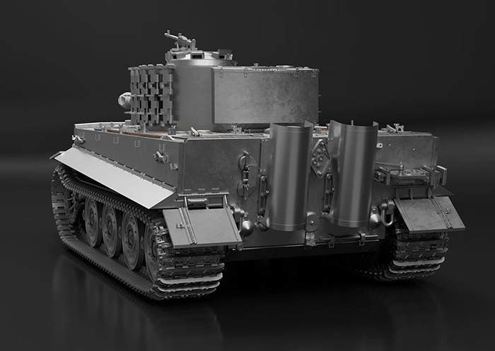 モデルファクトリーヒロ MFH MK006 1/35 ドイツ重戦車 ティーガーI 後期生産型 フルメタルVer.