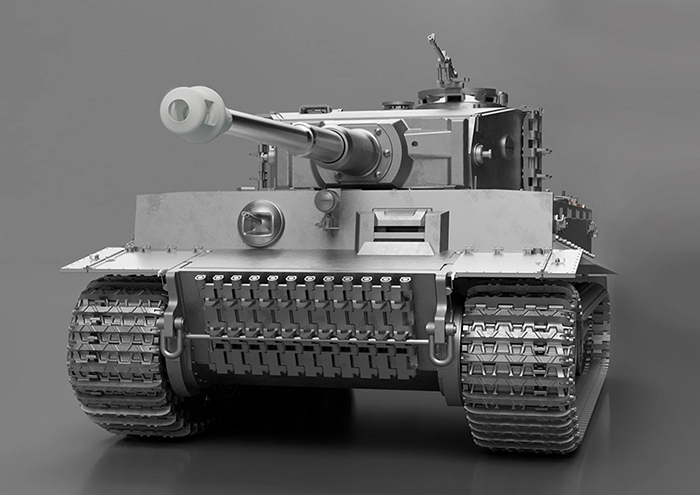 モデルファクトリーヒロ MFH MK006 1/35 ドイツ重戦車 ティーガーI 後期生産型 フルメタルVer.