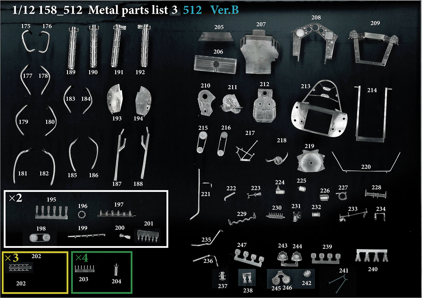 MFH 1/12 フェラーリ 158F1 / 512F1 モデルファクトリーヒロ