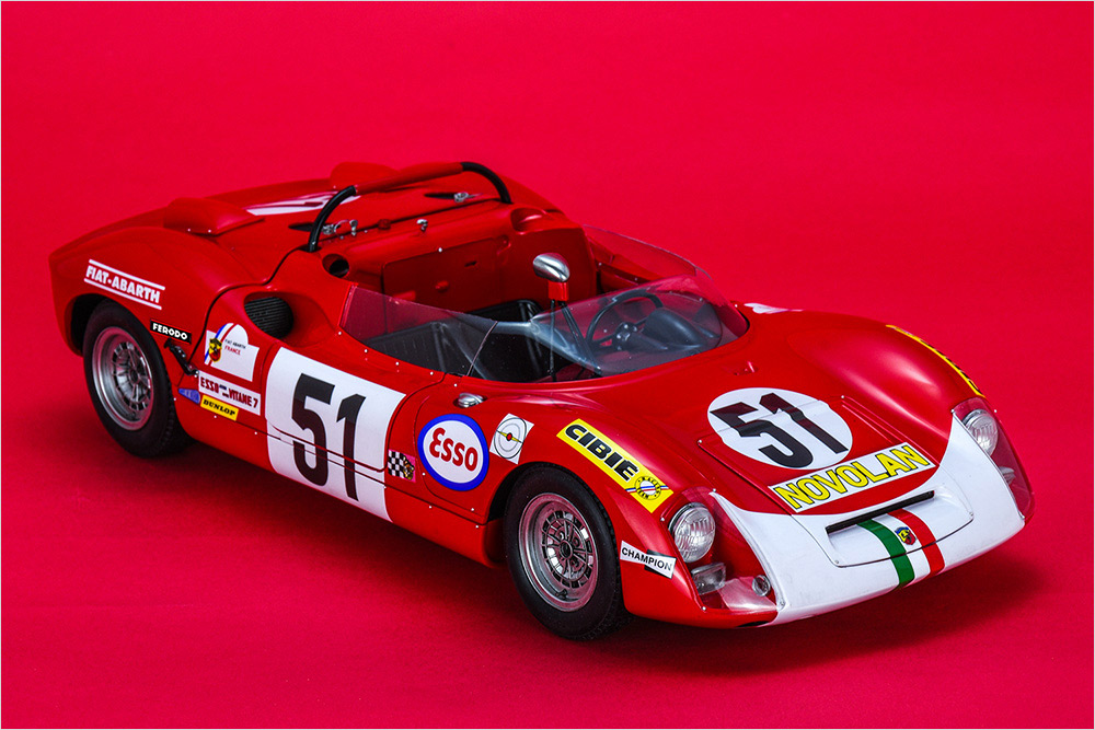 モデルファクトリーヒロ MFH K837 1/12 フィアット アバルト 1000SP LM 1969