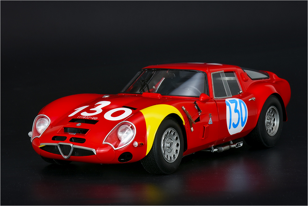 モデルファクトリーヒロ MFH K849 K850 1/12 アルファロメオ TZ2