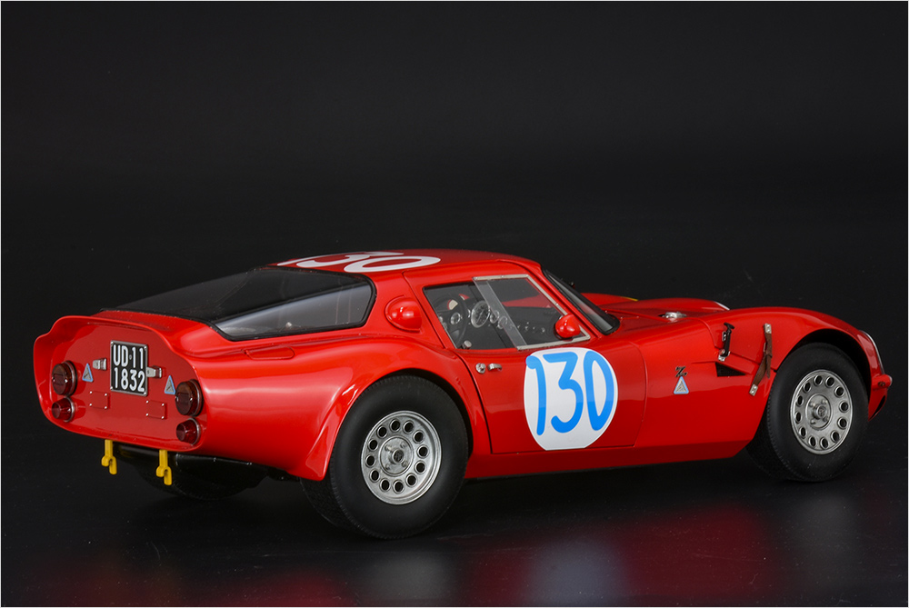 モデルファクトリーヒロ MFH K849 K850 1/12 アルファロメオ TZ2