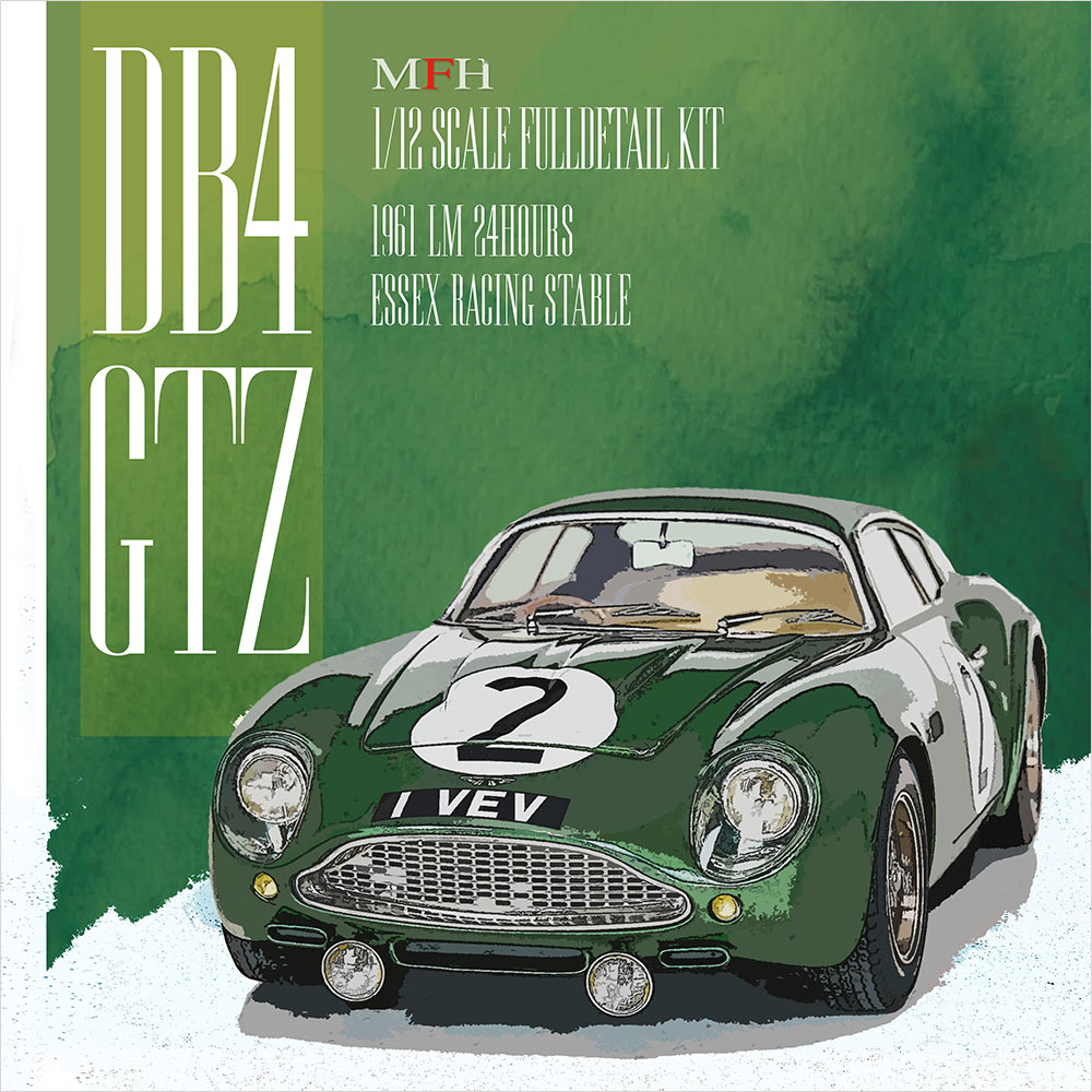 【予約】MFH 1/12 アストンマーティン DB4 GTZ LM 1961