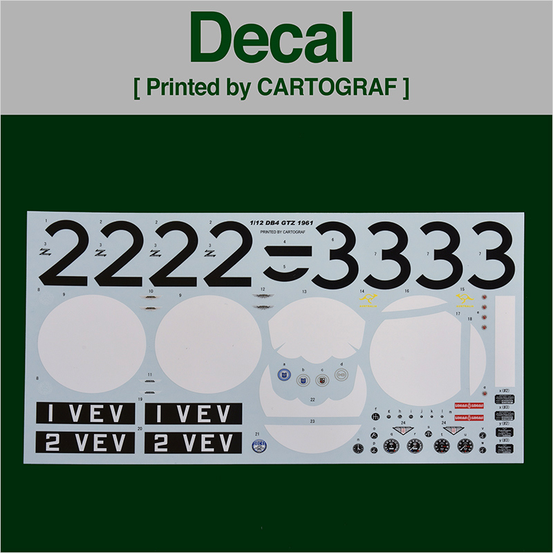 モデルファクトリーヒロ MFH K854 1/12 アストンマーティン DB4 GTZ LM 1961