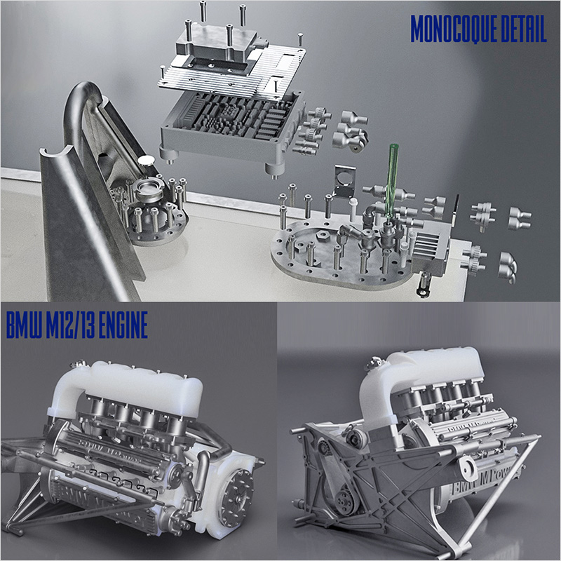 モデルファクトリーヒロ MFH K855 1/12 ブラバム BT55