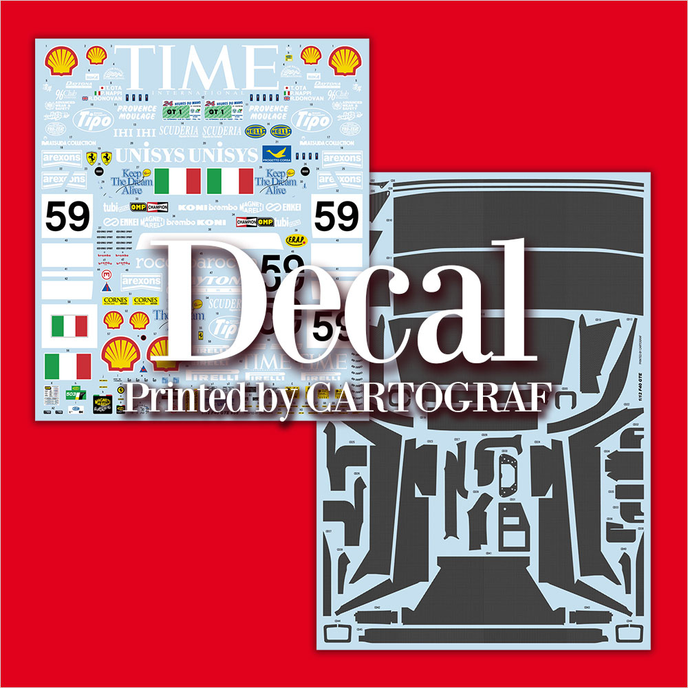 モデルファクトリーヒロ MFH K863 1/12 フェラーリ F40 GTE