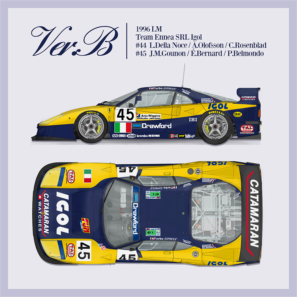 MFH 1/12 フェラーリ F40 GTE モデルファクトリーヒロ | クアトロ