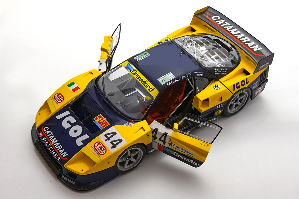 モデルファクトリーヒロ MFH K863 K864 1/12 フェラーリ F40 GTE