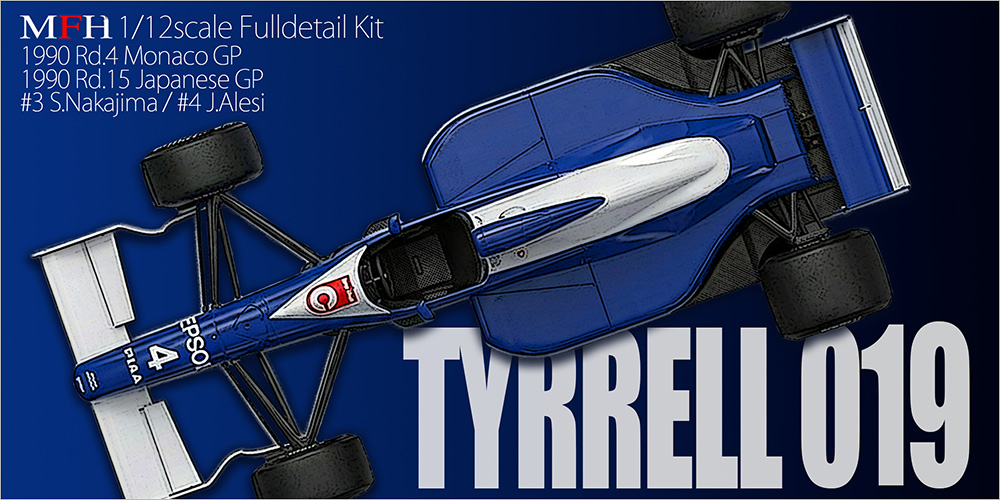 モデルファクトリーヒロ MFH K865 1/12 ティレル 019