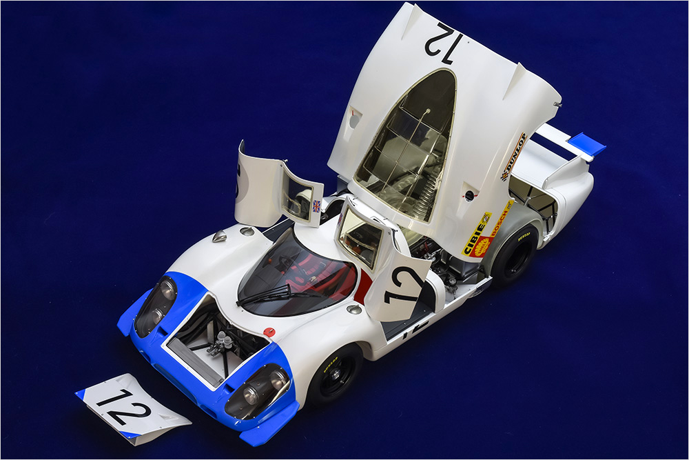 モデルファクトリーヒロ MFH K866 1/12 ポルシェ917 Long Tail 1969
