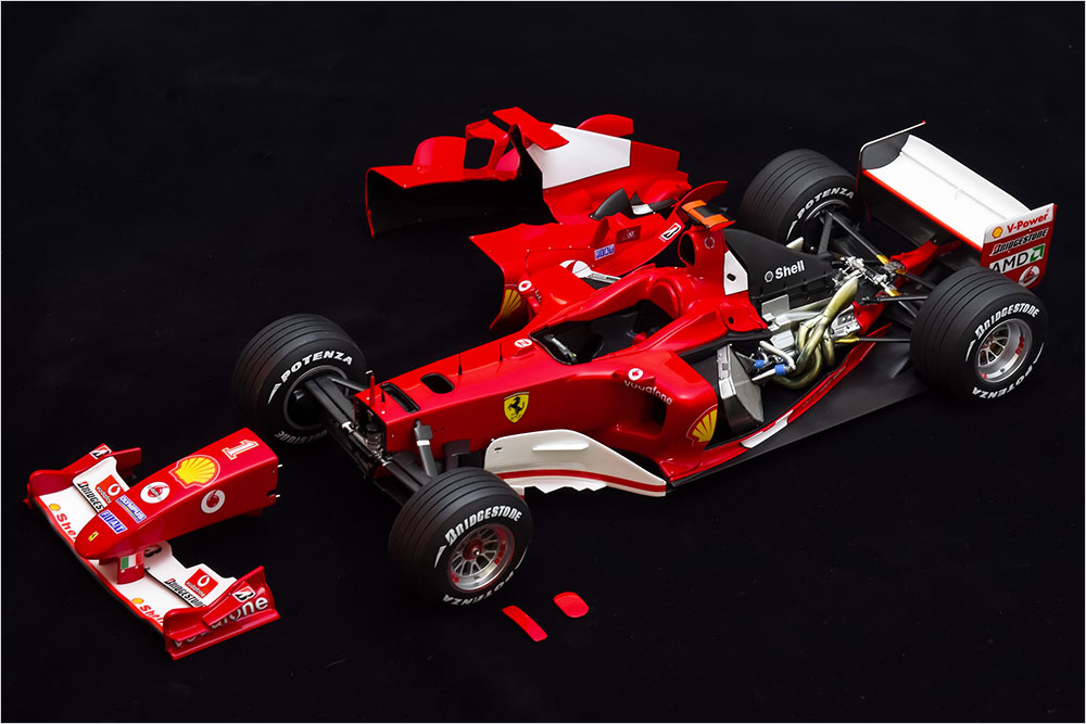 モデルファクトリーヒロ MFH K867 K868 1/12 フェラーリ F2004