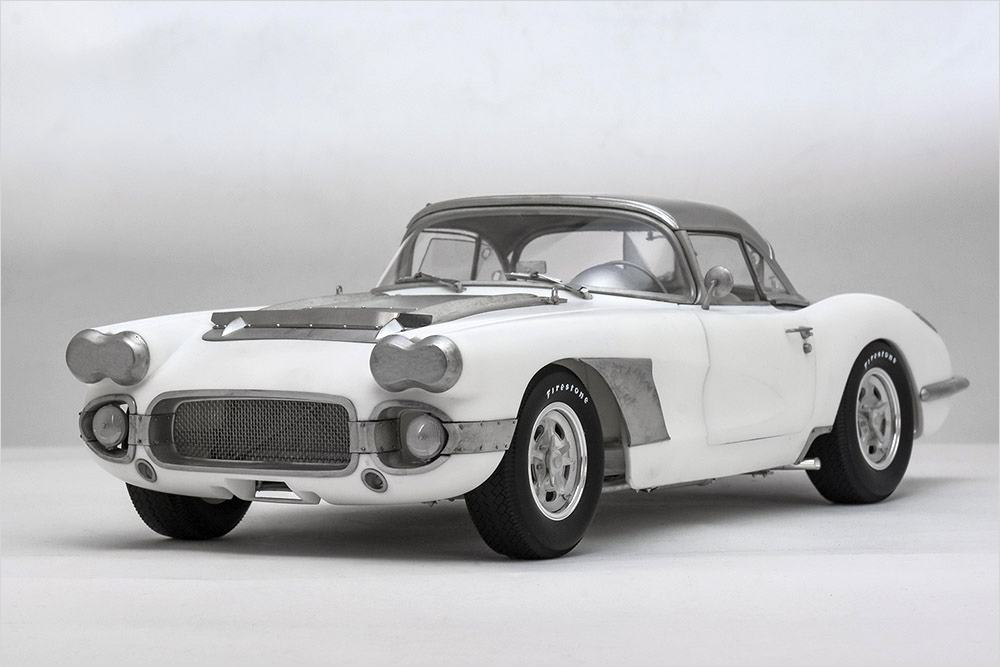 モデルファクトリーヒロ MFH K869 1/12 コルベットC1 LM 1960