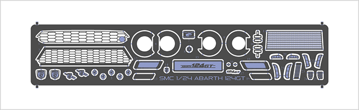 SMC 1/24 アバルト A124 GT コンバージョンキット タミヤ ロードスター/MX-5対応