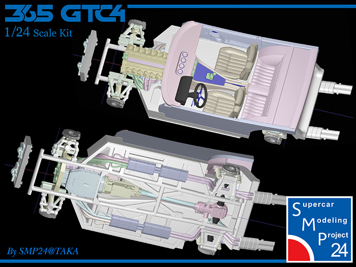 SMP24 1/24 フェラーリ 365GTC/4